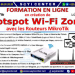 Formation en Création de Hotspot Wi-Fi Zone avec MikroTik