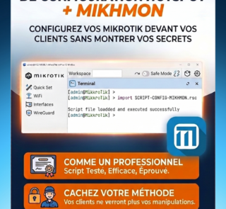 ACHETEZ LE SCRIPT DE CONFIGURATION MIKROTIK HOTSPOT + MIKHMON