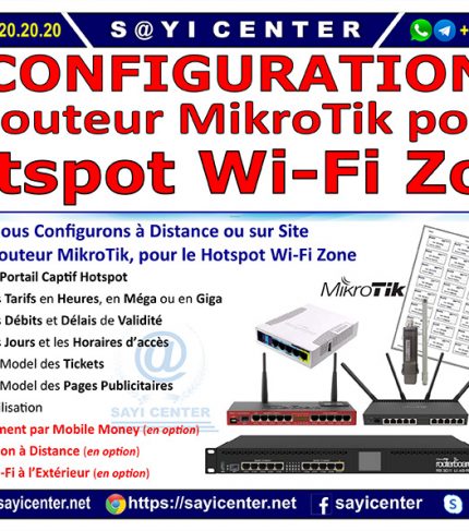 Configuration MikroTik Hotspot